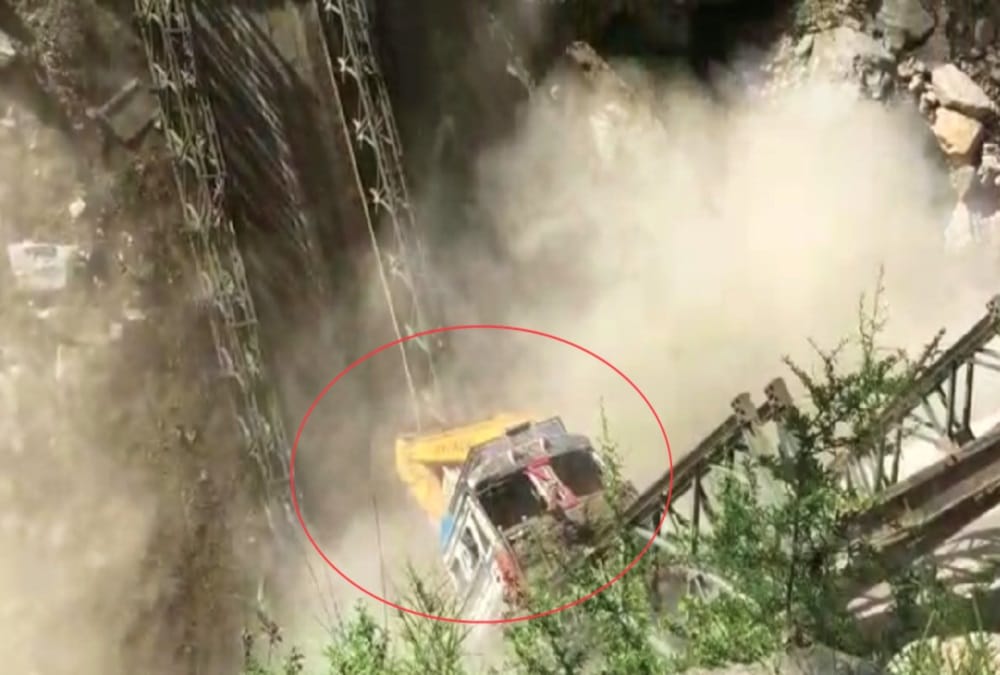 Bridge broken on Road Which connects india to china, See Horrific Visuals