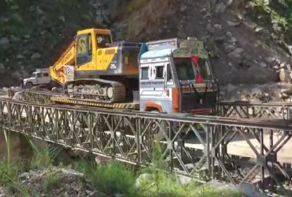Bridge broken on Road Which connects india to china, See Horrific Visuals
