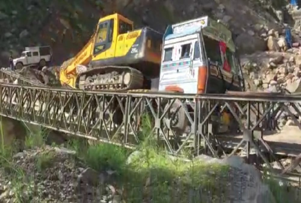 Bridge broken on Road Which connects india to china, See Horrific Visuals