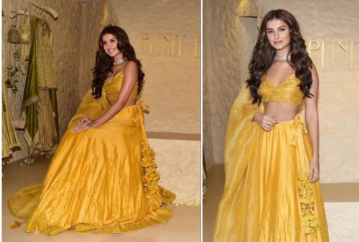 tara sutaria looks ethereal in beautiful lehenga for desi look