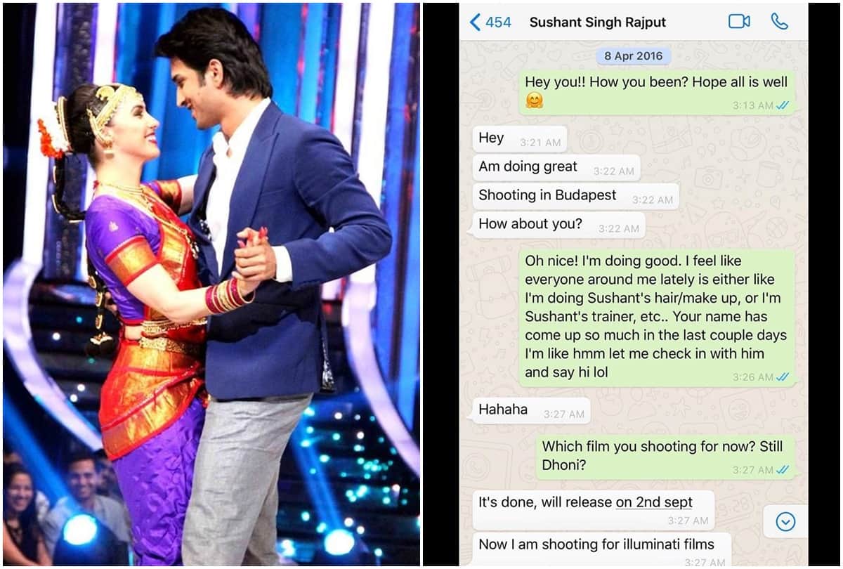 Lauren Gottlieb shared WhatsApp screenshots conversation she had with Sushant Singh Rajput