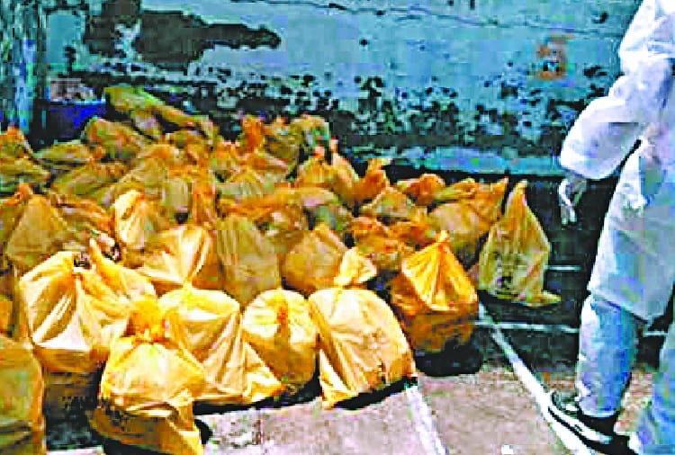 medical waste, mask and gloves throw anywhere, then will be fine