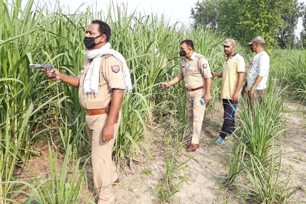 police arrested a wanted badmash in encounter in Muzaffarnagar, he kidnapped a groom few months back