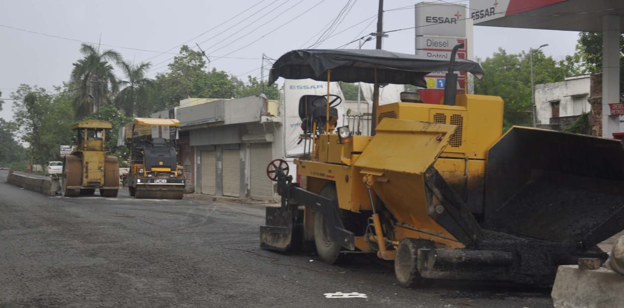 the construction of roads in rain season  is harmful