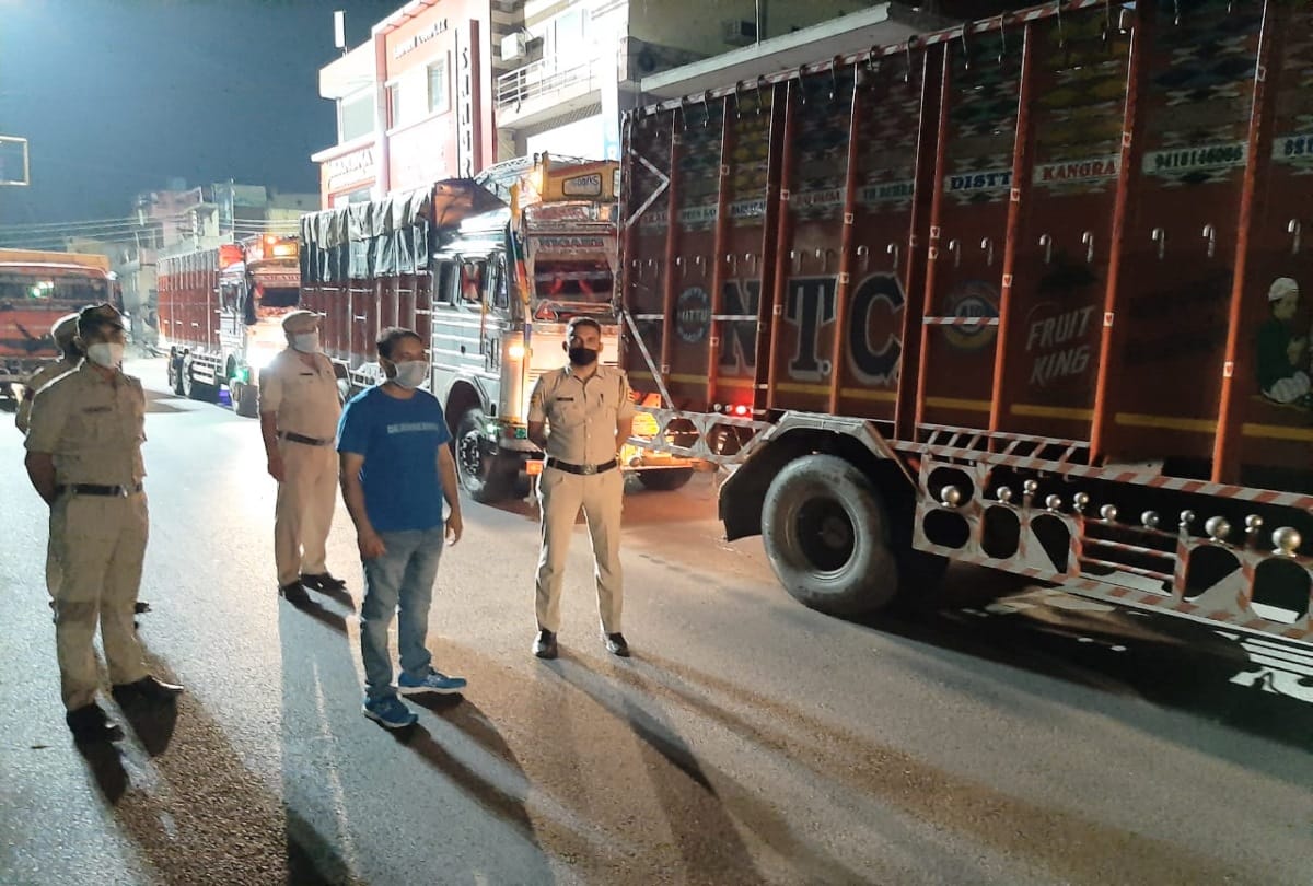 Three trucks filled with cattle seized in Una, three arrested
