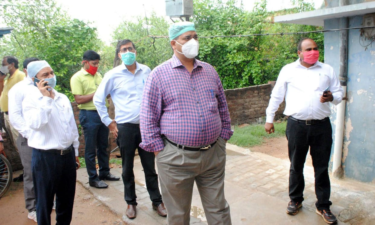 dm inspected in chitrakoot