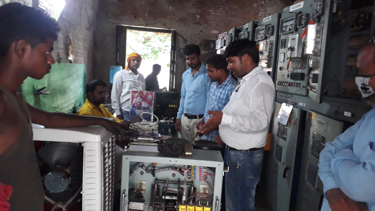 Power supply stalled due to sub-station's OCB burning