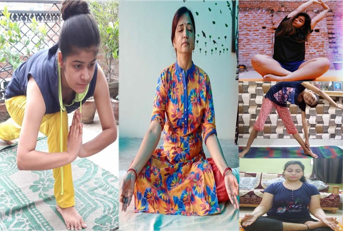 Amar Ujala organized yoga event on International Yoga Day in kanpur
