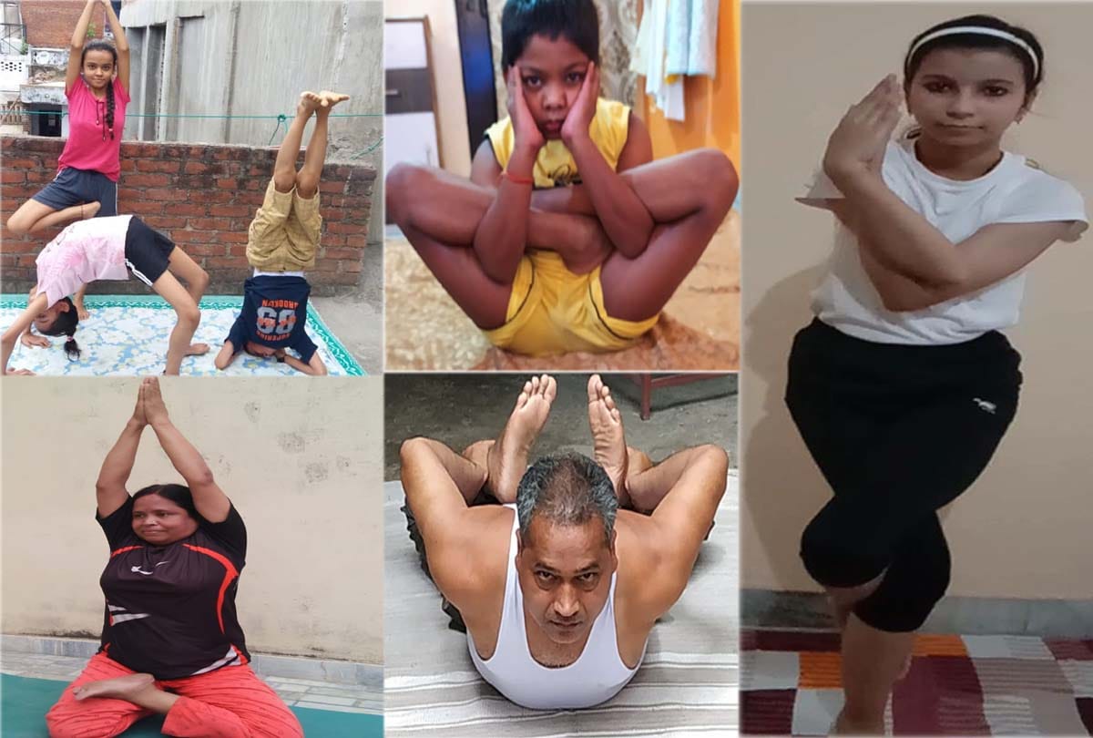 Amar Ujala organized yoga event on International Yoga Day in kanpur