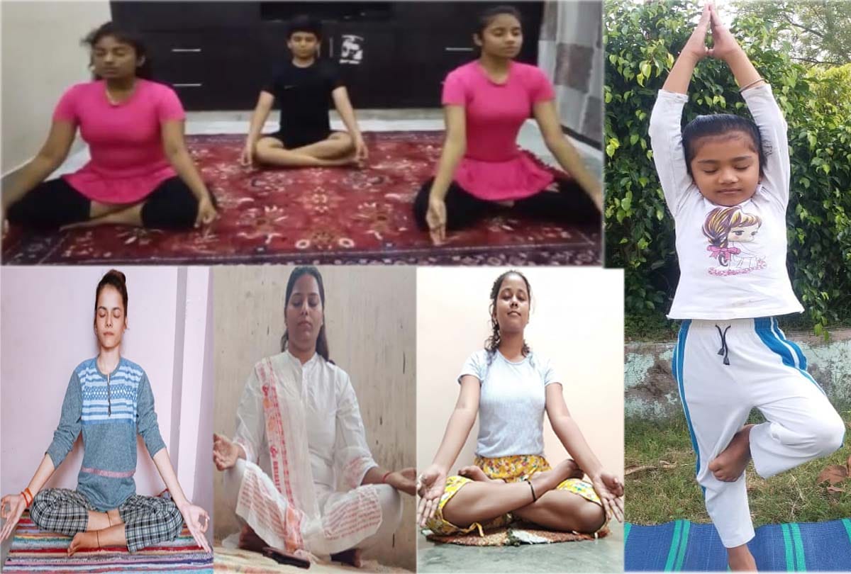 Amar Ujala organized yoga event on International Yoga Day in kanpur