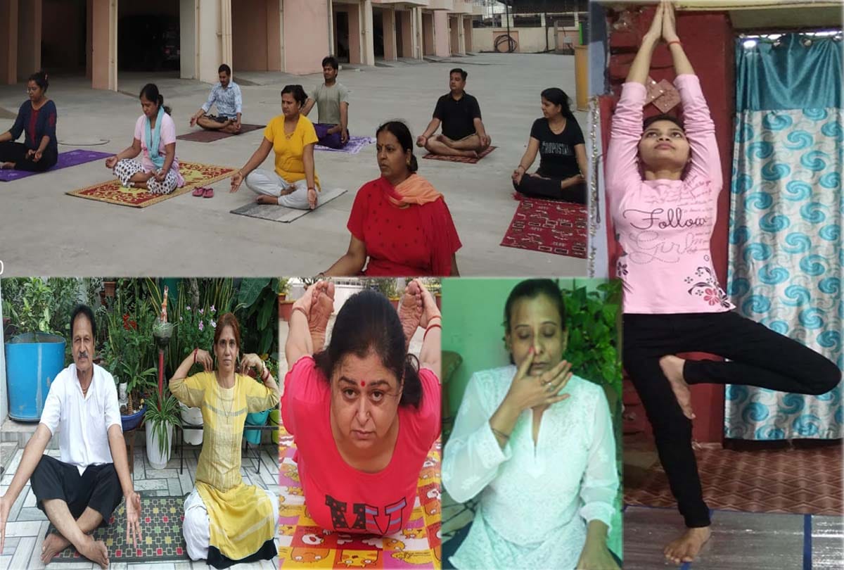 Amar Ujala organized yoga event on International Yoga Day in kanpur