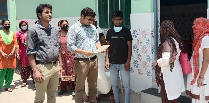 Health department team conducted survey in Amirnagar
