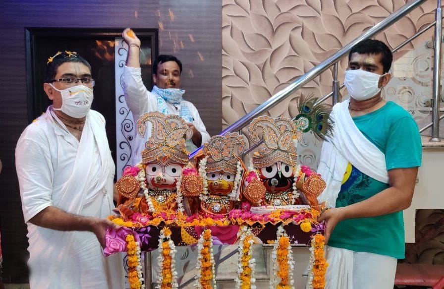Corona: Lord Jagannath roamed in the palanquin instead of Rath Yatra