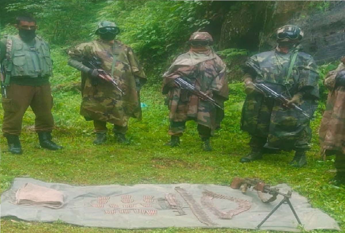 hideout busted in poonch surankote in general area of Hill kaka and Chotian wali Dhok