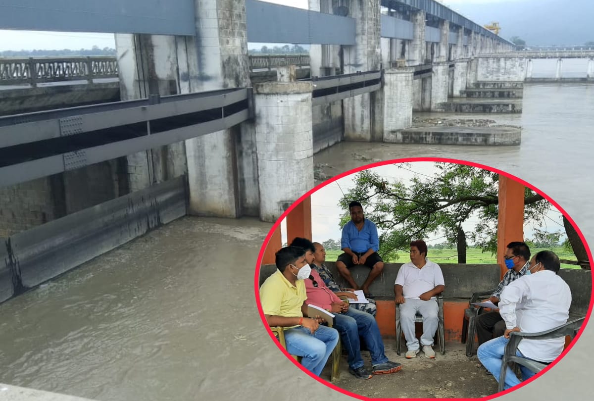 Gandak barrage increased danger due to india nepal dispute