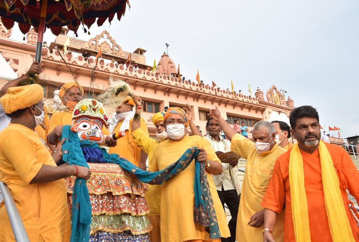 Jagannath Rath Yatra Held In Shri Krishna Janmasthan Temple Mathura