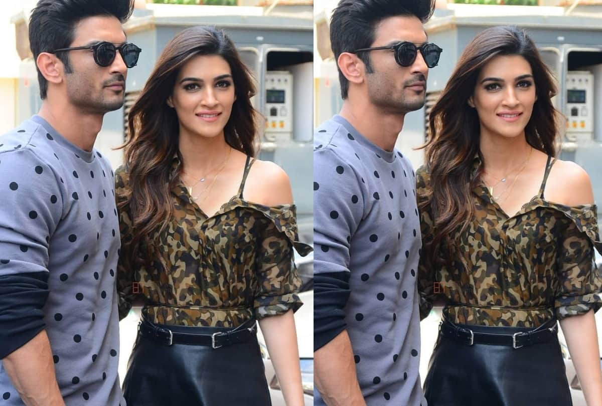 sushant singh rajput saved kriti sanon from oops moment in this viral vedio at film rabta press conference