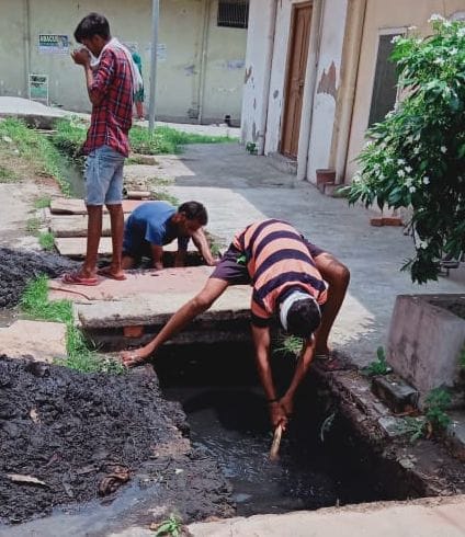 Cleanliness in the wards of the city