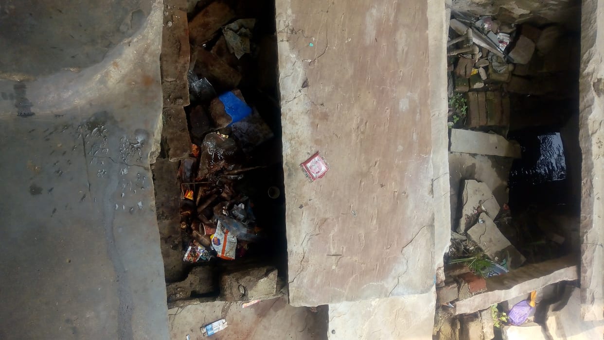 dirty drain, harmfull for health