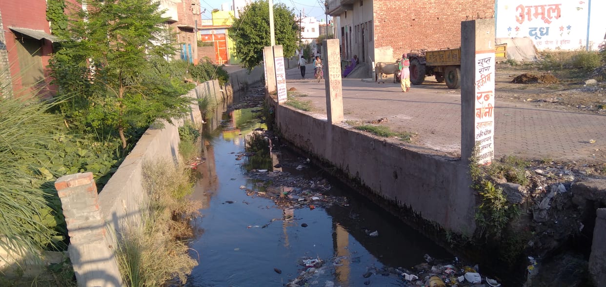 Cleanliness of main drain, release from waterlogging