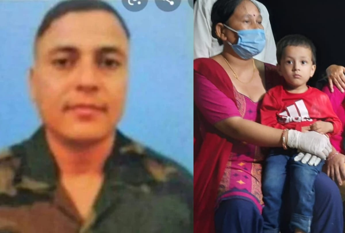 Martyr Deepak Karki was cremated in Gorakhpur