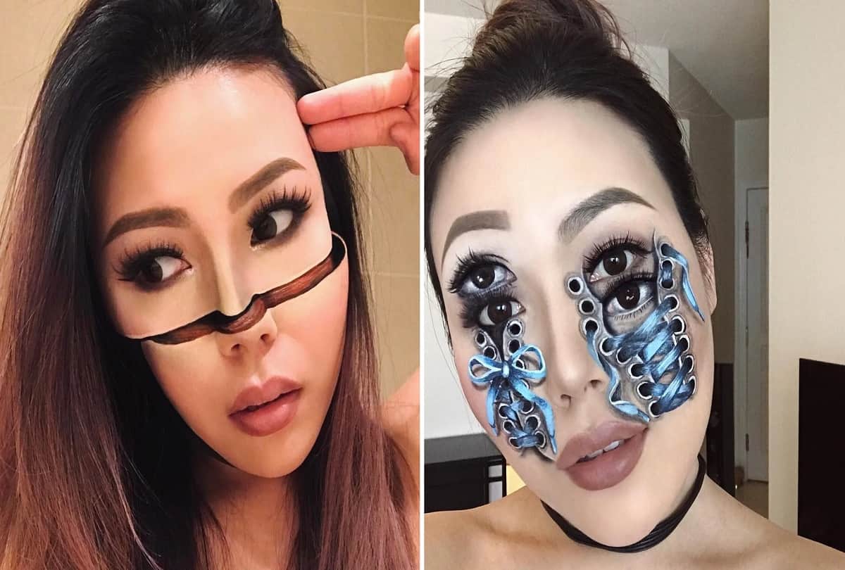 canadian makeup artist mimi choi make beautiful art on human body
