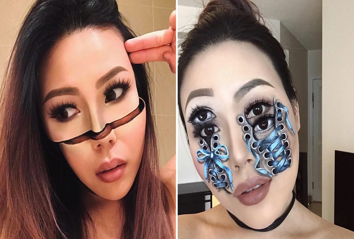 canadian makeup artist mimi choi make beautiful art on human body