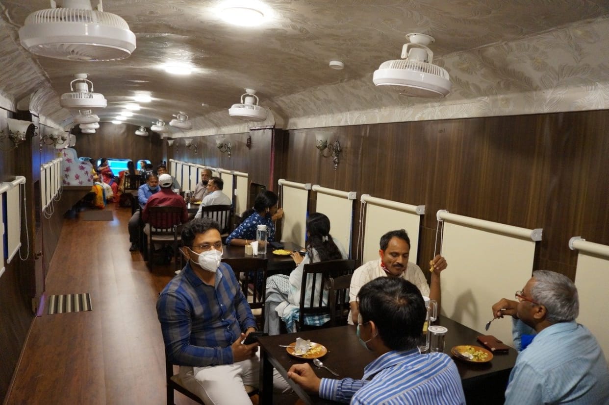 Mysuru railway museum opens coach restaurants at least 20 people can sit in a coach