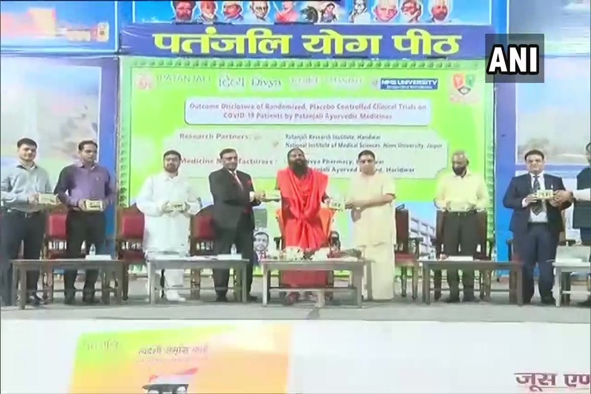 Patanjali launch Coronil Drug Vaccine For coronavirus treatment, Ramdev says First Evidence Based Ayurvedic Medicine