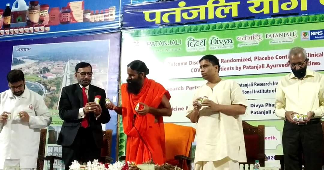 Govt asks Patanjali to stop advertising and publicising its claims about Covid Treatment medicine till the issue is duly examined