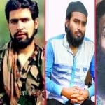 इनामुल हक, सलमान खुर्शीद वानी और जाकिर मूसा
