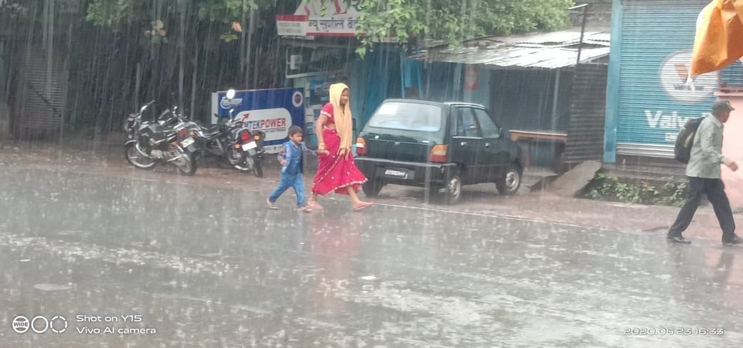 Farmers blossom due to rain, relief from heat