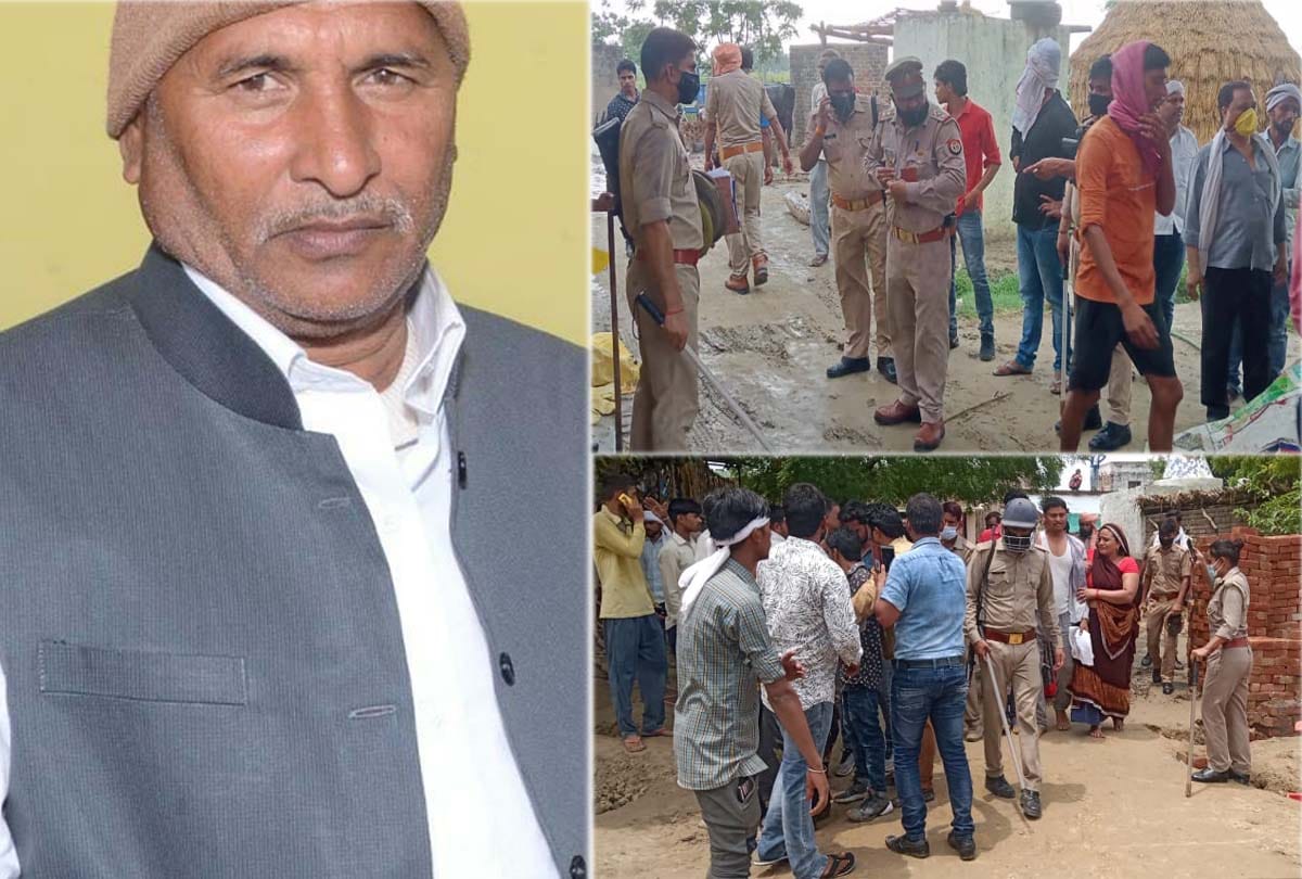 constable brutally murdered of uncle in etawah up, see photos