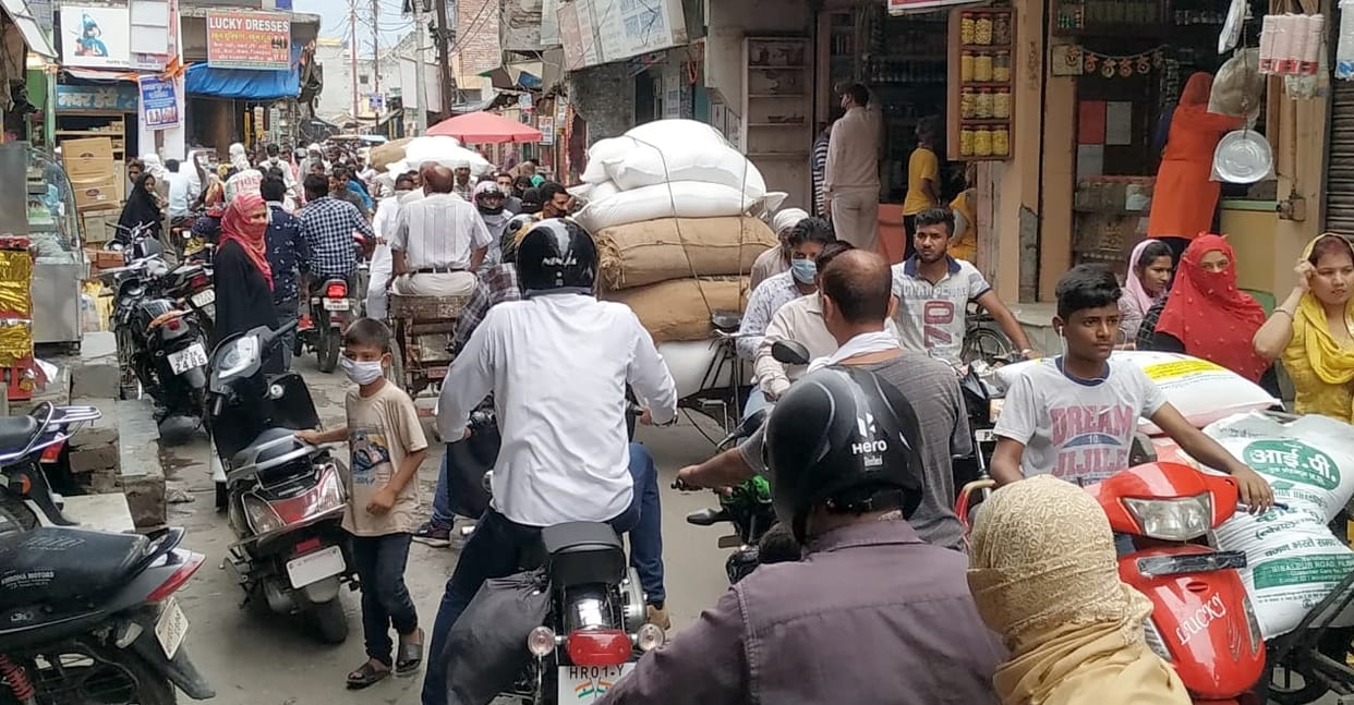Things like a jam in the market again, people upset
