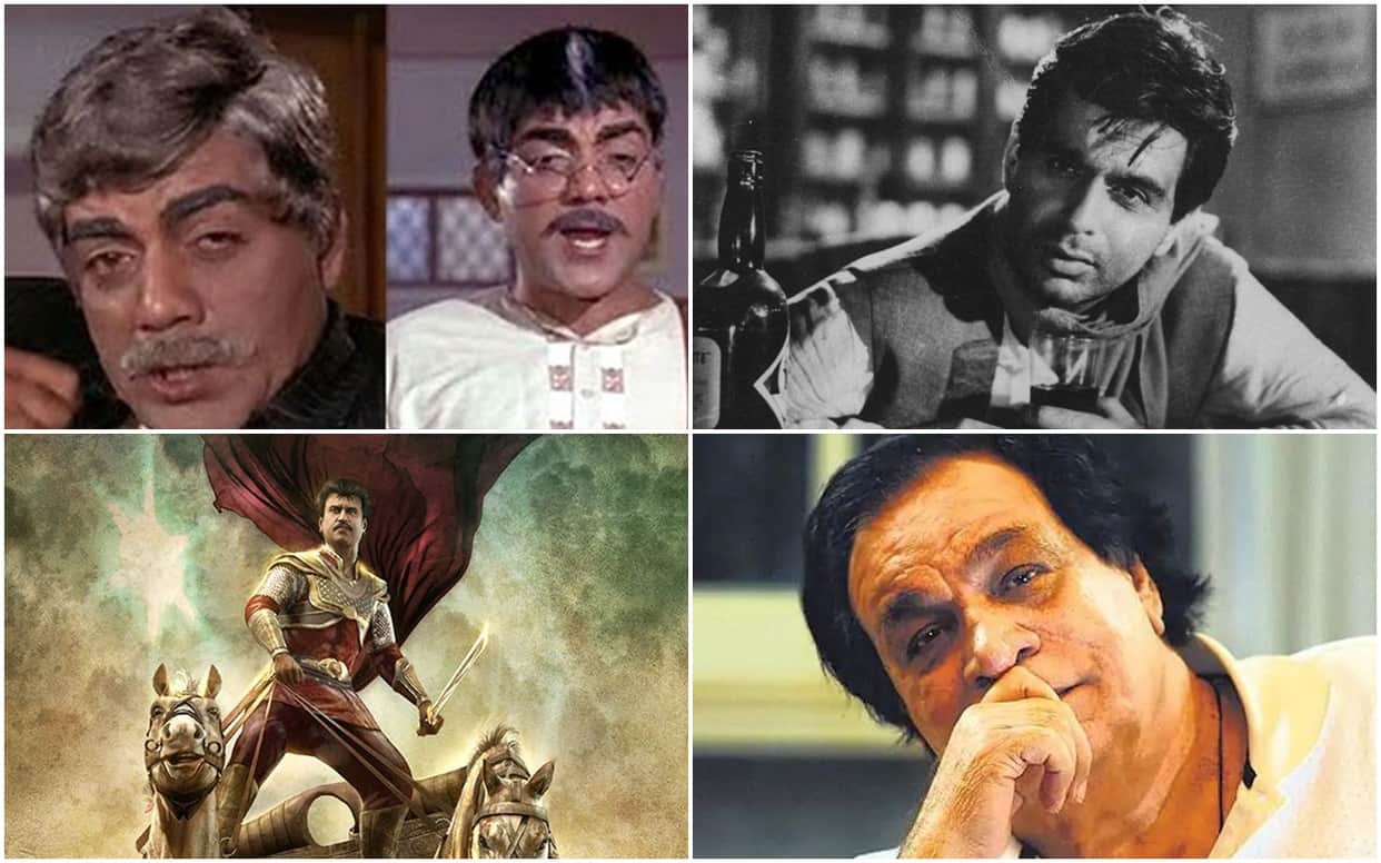 Bollywood Actors Like Dilip kumar Kader Khan Played triple role in the movies