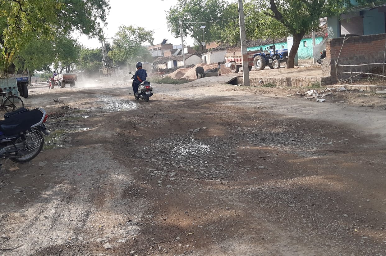 Mahoba-Khajuraho road uprooted in 10 months