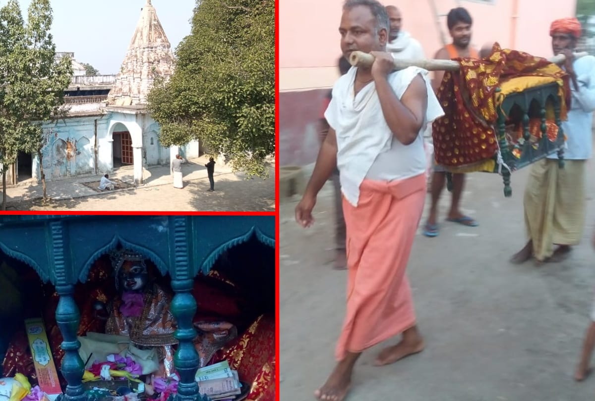 Bhagwan Shaligram originates palanquin Like Jagannath Puri in kushinagar