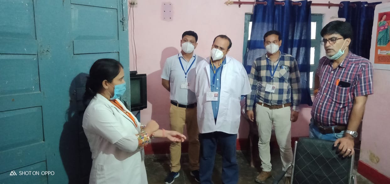 Staff nurse could not answer the questions during the review of the divisional team in fatehpur