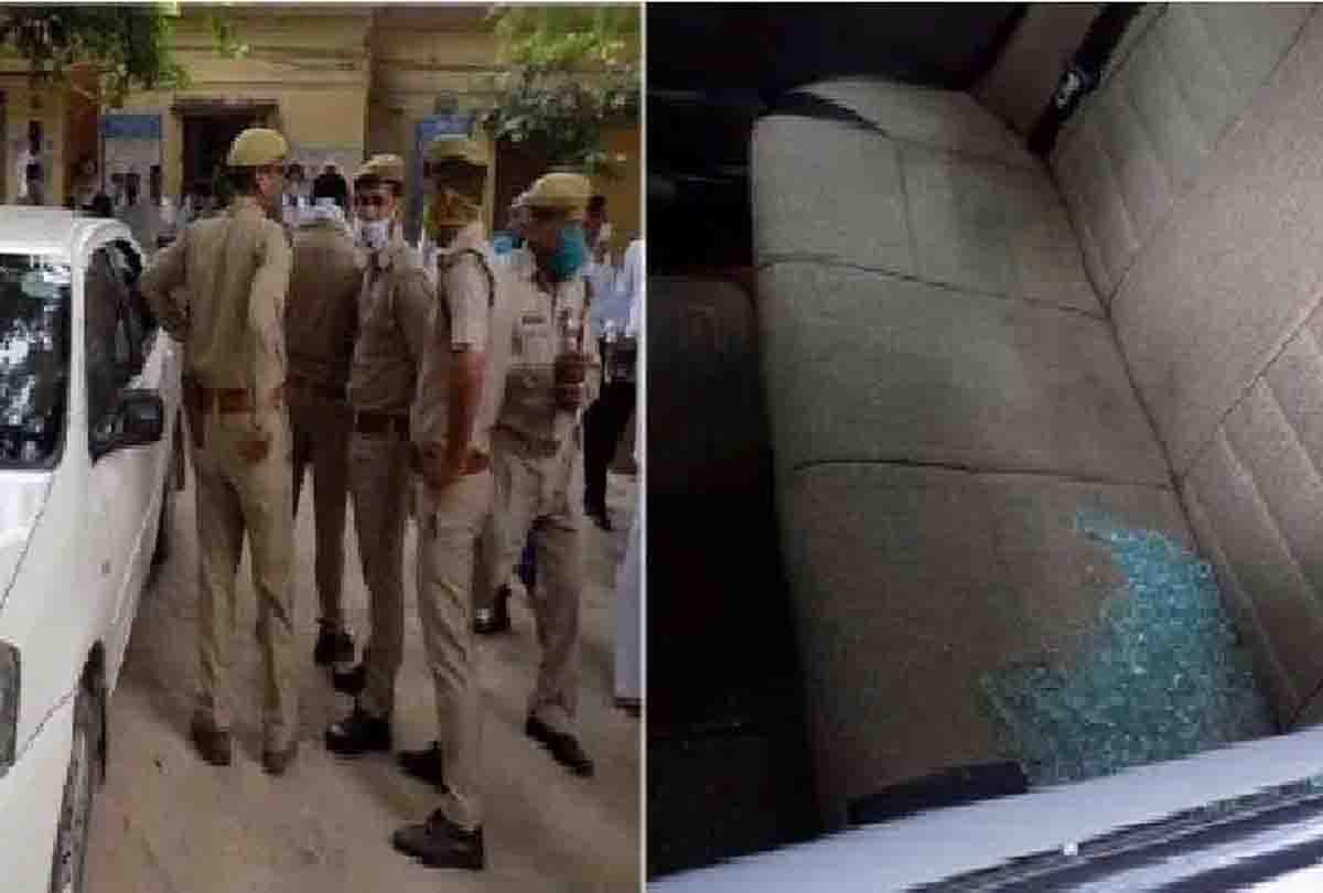 UP: attack on judge's car in auraiya