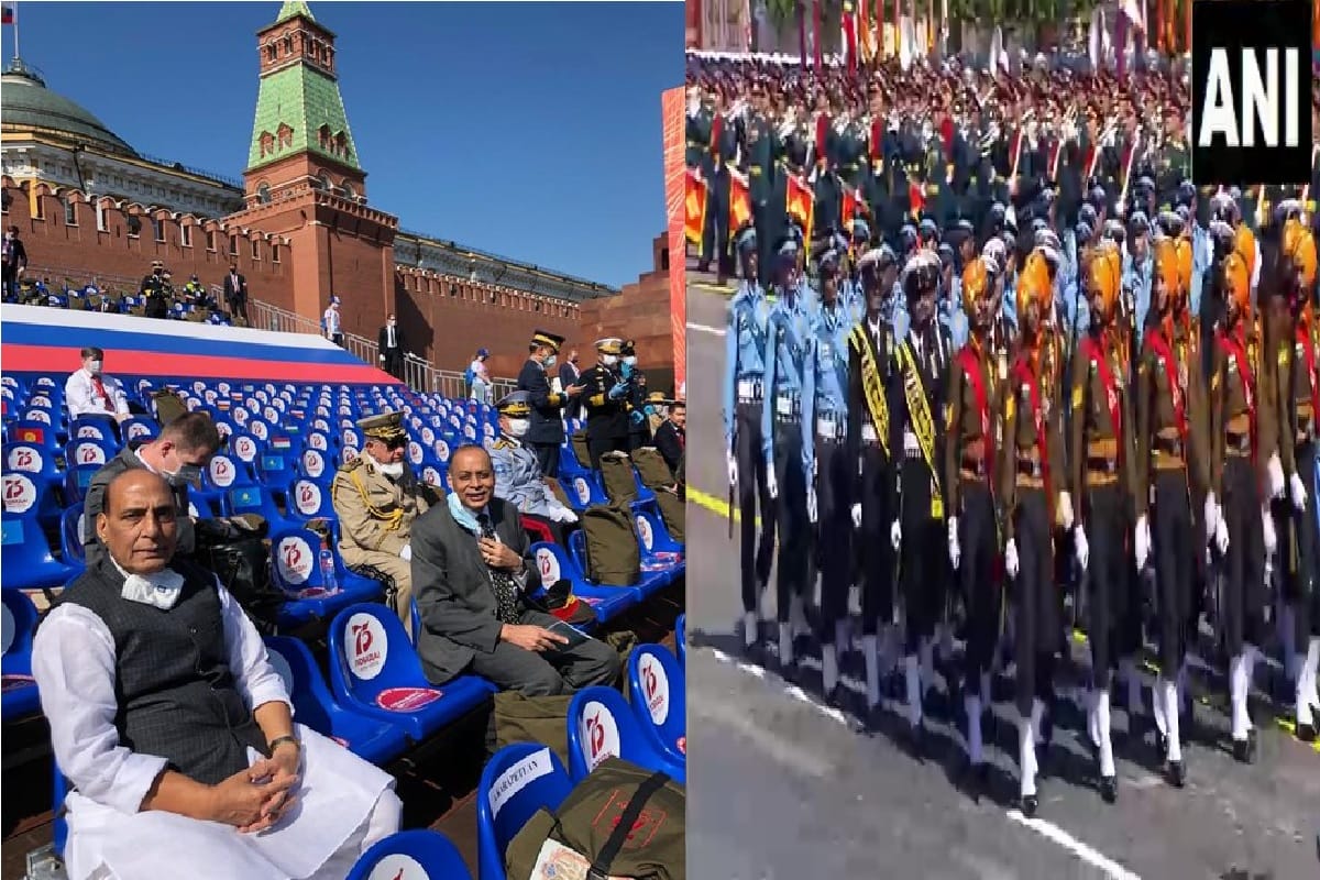 Russia victory day parade News: Rajnath Singh says proud that Tri-Service contingent of Indian Armed Forces is participating