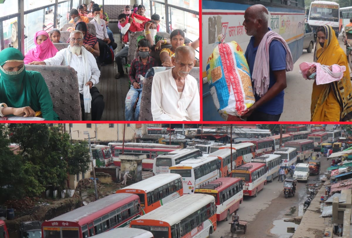 Roadways Department ignored social distancing rules during coronavirus in gorakhpur