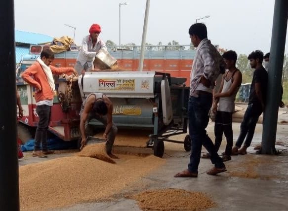 Jalaun in second place in Jhansi division in wheat procurement