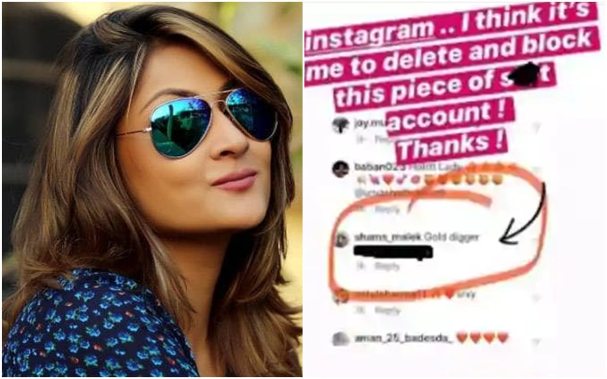 Urvashi Dholakia came across a user, who tried to troll her by calling Gold digger