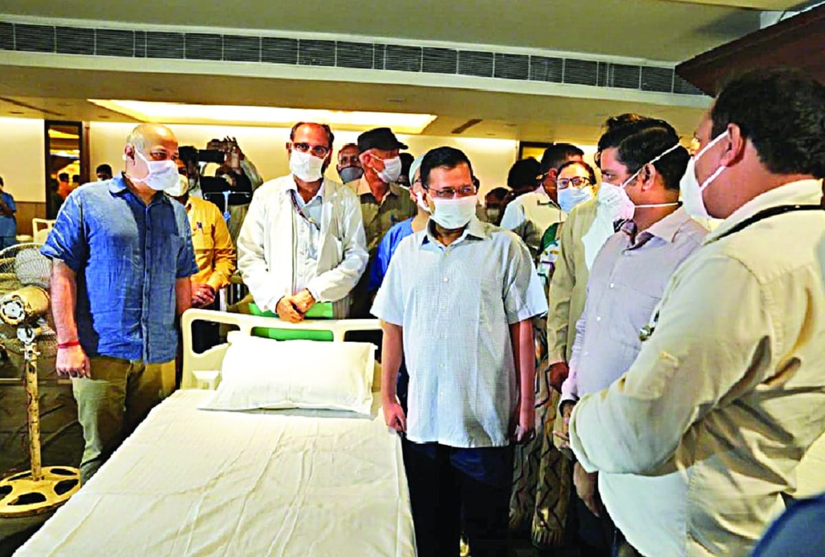  first banquet hall becomes Corona center in Delhi