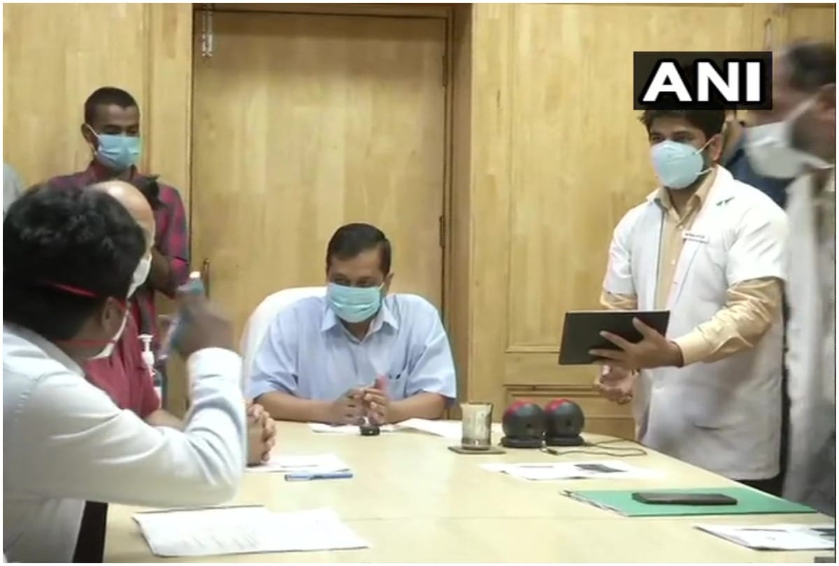 CM Arvind Kejriwal launches video call facility for corona patients at LNJP Hospital