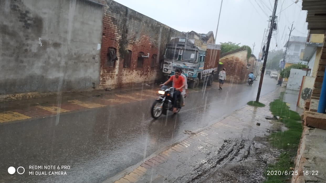 Rain in between humid, some relief from heat