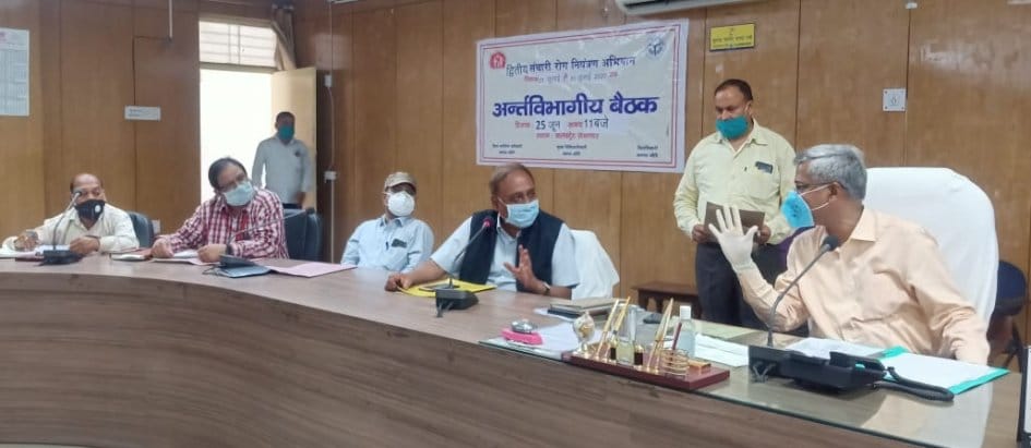 DM meets to know the condition of communicable disease control campaign