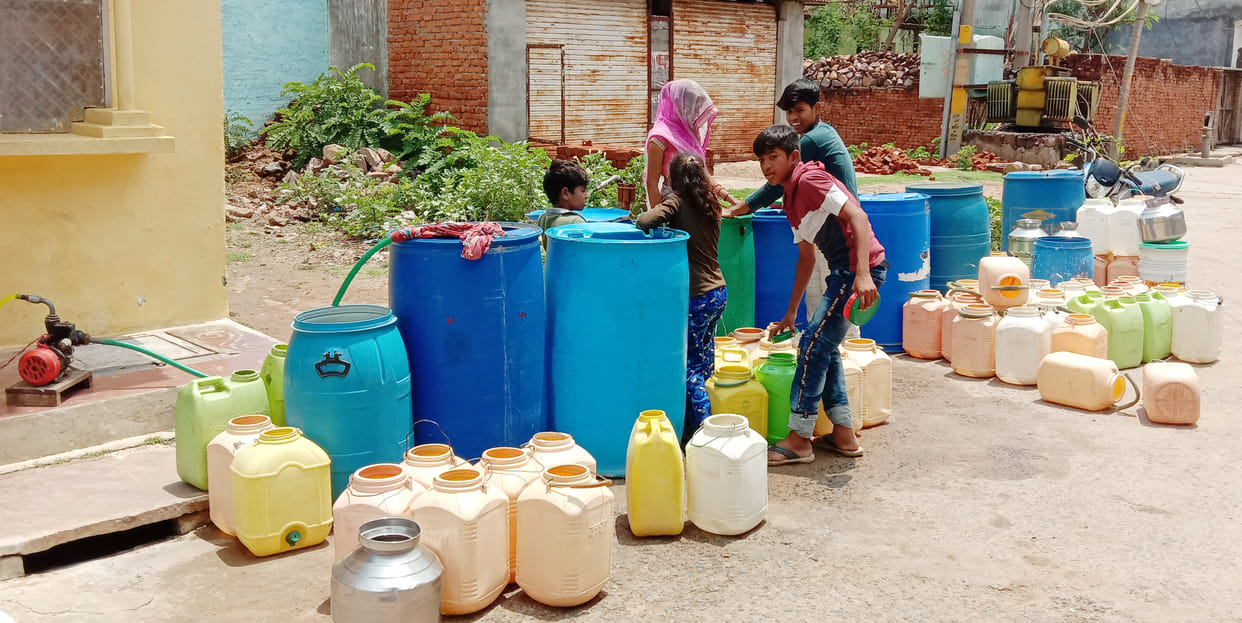 water supply is not going well.