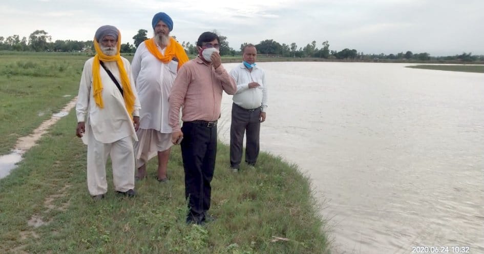 Irrigation department saw the Mohana River in Rannagar