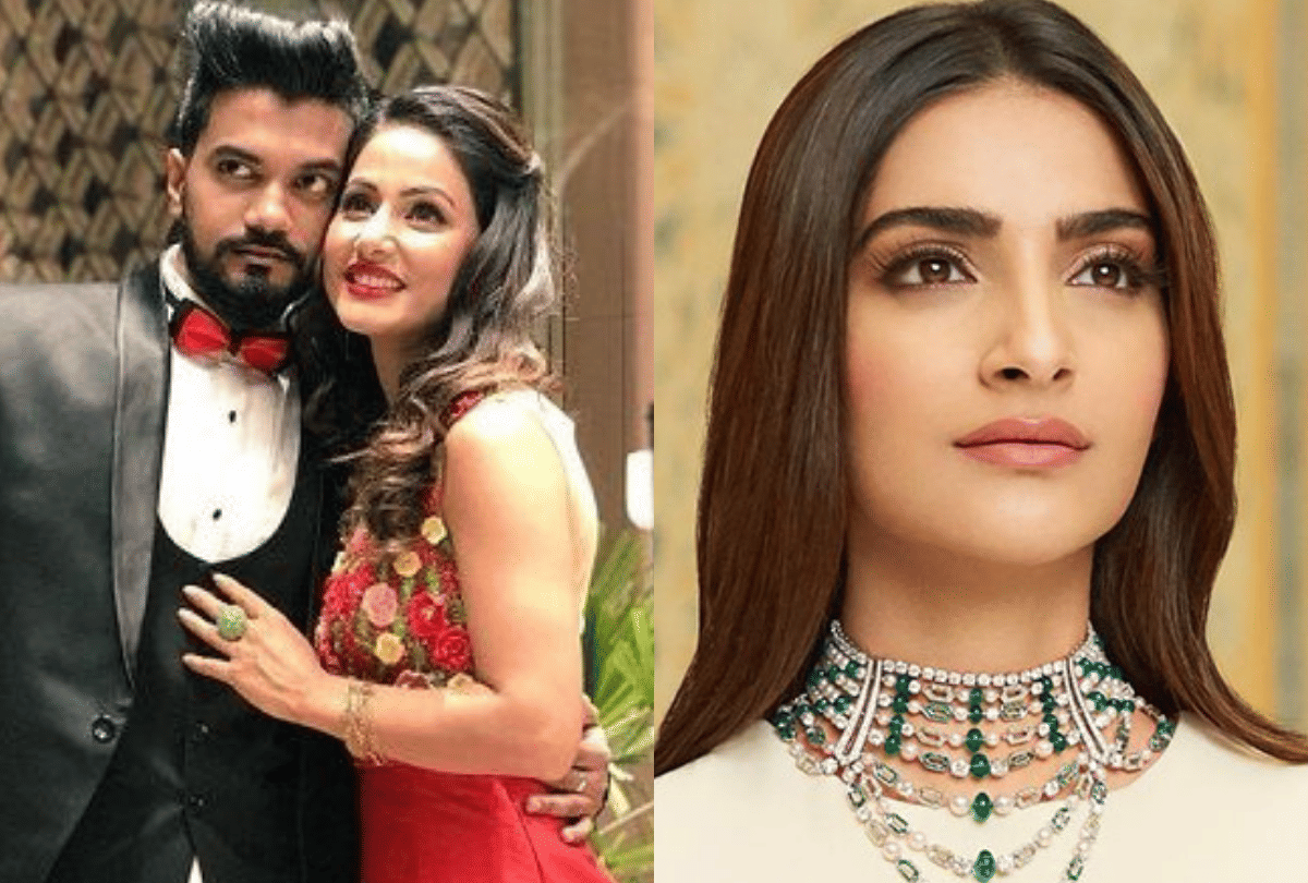 Hina Khan Boyfriend Rocky Jaiswal slams Sonam Kapoor Over Her nepotism tweet